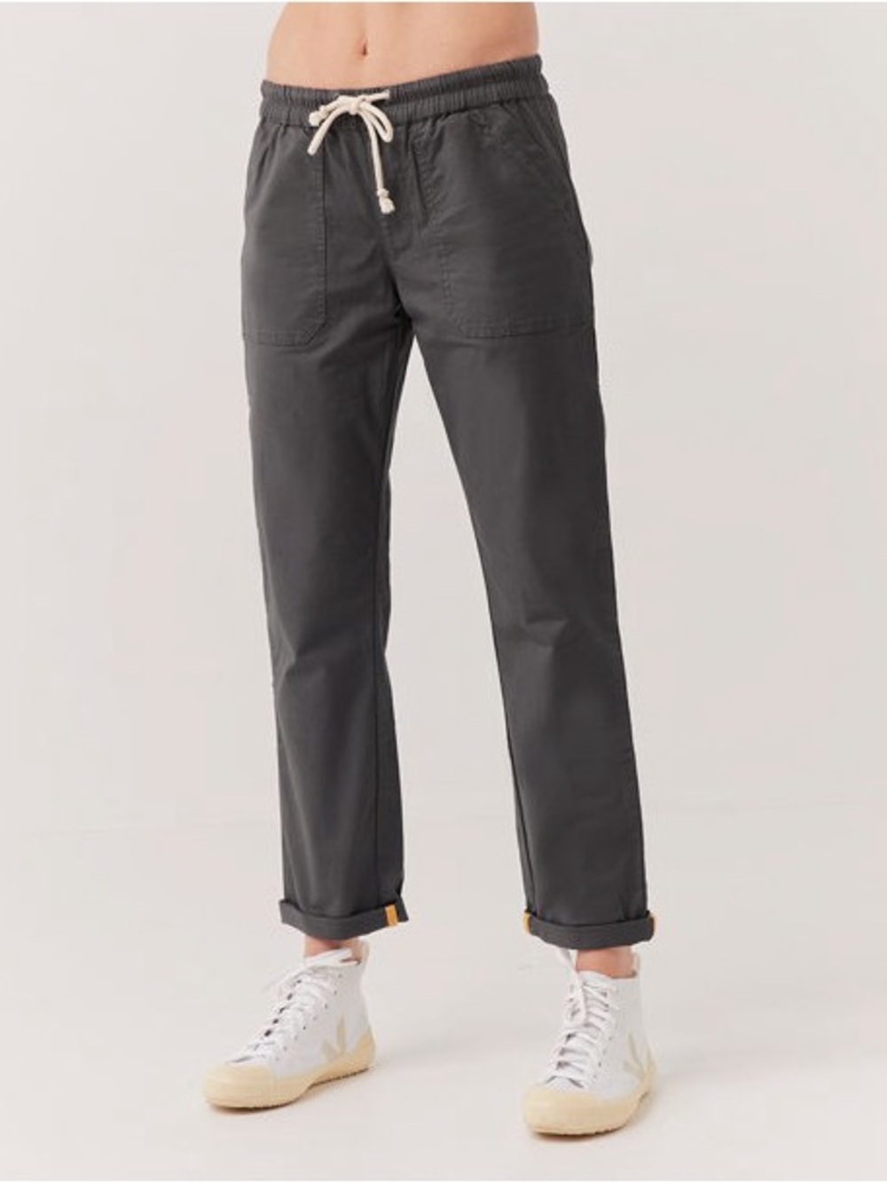 Pact Relaxed Drawstring Women's Pants in Green